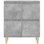 Sideboards 2 pcs Concrete Grey 60x35x70 cm Engineered Wood - Bargainia.com - 