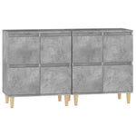 Sideboards 2 pcs Concrete Grey 60x35x70 cm Engineered Wood - Bargainia.com - 