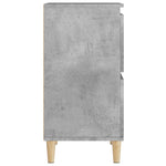 Sideboards 2 pcs Concrete Grey 60x35x70 cm Engineered Wood - Bargainia.com - 
