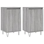 Sideboards 2 pcs Grey Sonoma 40x35x70 cm Engineered Wood - Bargainia.com - 