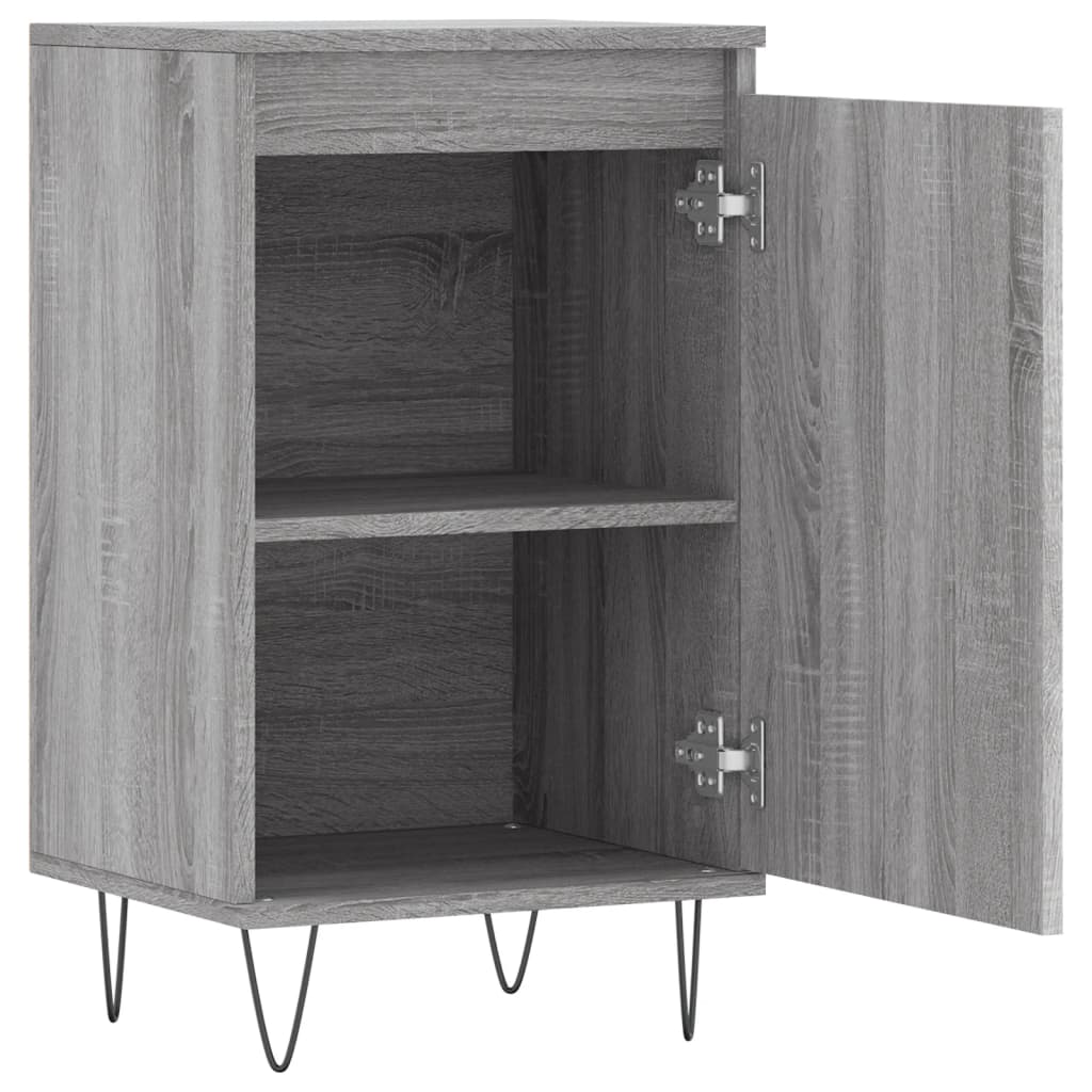 Sideboards 2 pcs Grey Sonoma 40x35x70 cm Engineered Wood - Bargainia.com - 