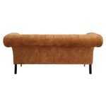 Siena Two Seat Gold Velvet Sofa - Bargainia.com - 