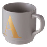 Signet Grey Monogram Mug, A - Bargainia.com - 5018705450872