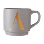 Signet Grey Monogram Mug, A - Bargainia.com - 5018705450872