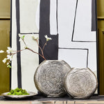 Silva Large Oak Effect Silver Finish Vase - Bargainia.com - 5018705970301