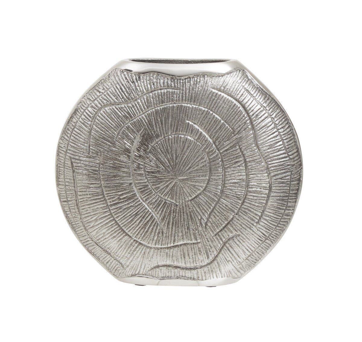 Silva Small Oak Effect Silver Finish Vase - Bargainia.com - 5018705970295