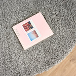 Silver Thick Shaggy Rug - California - Bargainia.com - 