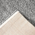 Silver Thick Shaggy Rug - California - Bargainia.com - 
