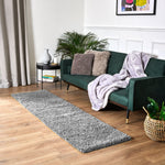 Silver Thick Shaggy Rug - California - Bargainia.com - 