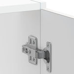 Sink Base Cabinet Kalmar High Gloss White 60x46x81.5 cm Engineered Wood - Bargainia.com - 