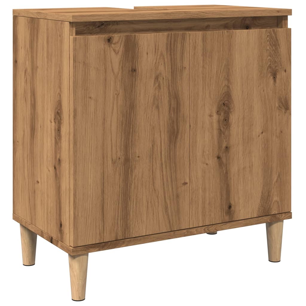 Sink Cabinet Artisan Oak 58x33x60 cm Engineered Wood - Bargainia.com - 8721158443649 - 857115