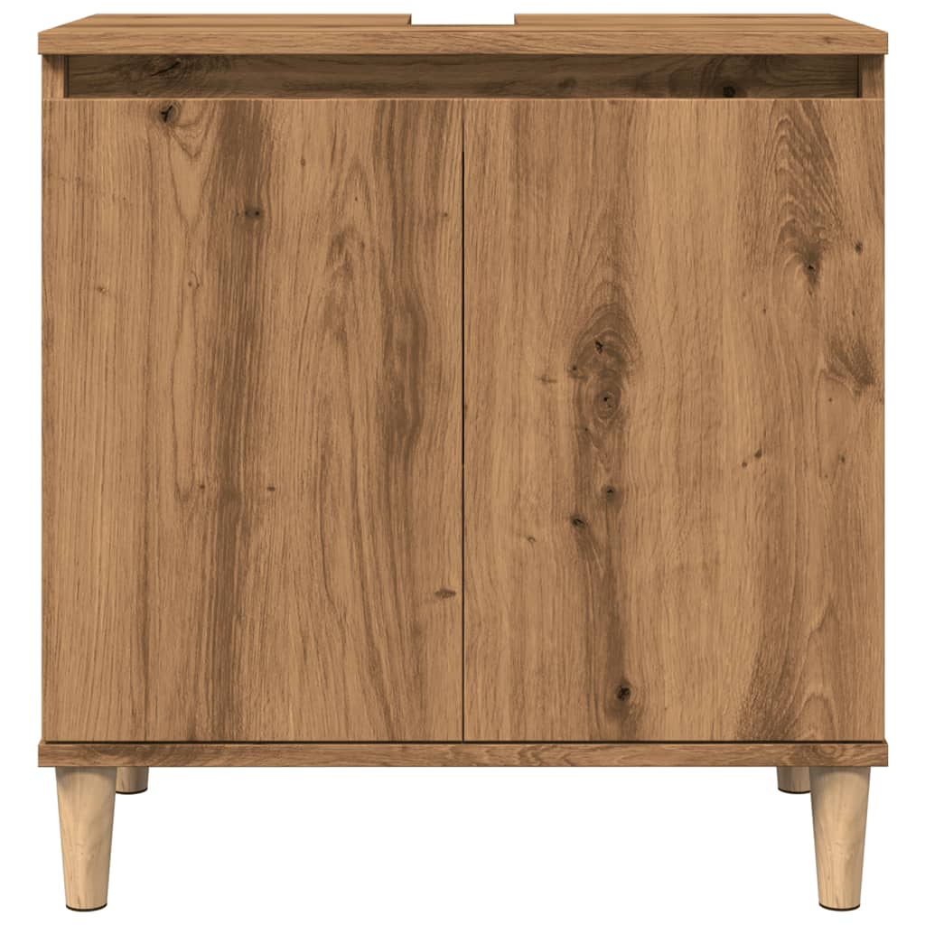 Sink Cabinet Artisan Oak 58x33x60 cm Engineered Wood - Bargainia.com - 8721158443649 - 857115