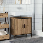 Sink Cabinet Artisan Oak 60x30x60 cm Engineered Wood - Bargainia.com - 