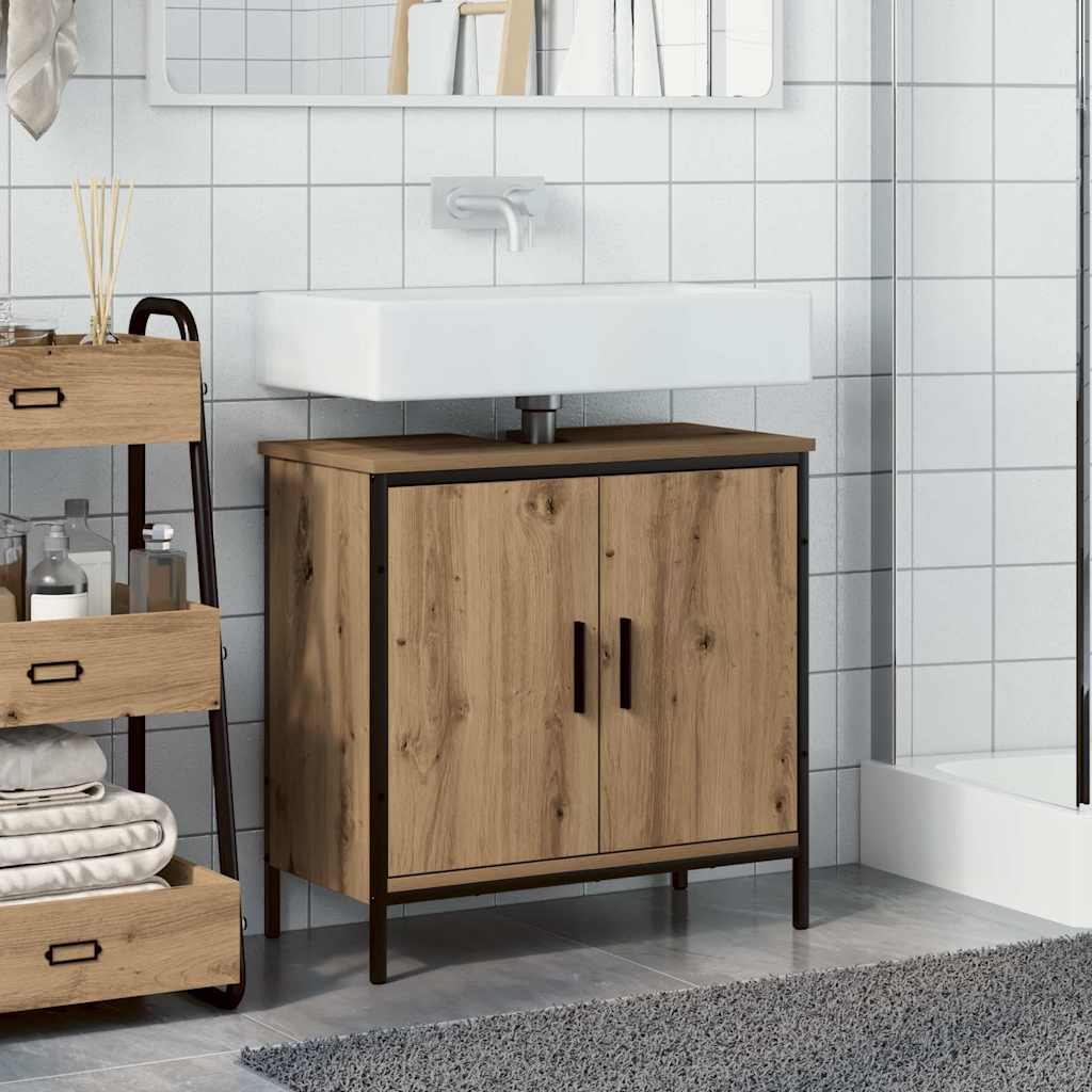 Sink Cabinet Artisan Oak 60x30x60 cm Engineered Wood - Bargainia.com - 8721158446862 - 857699