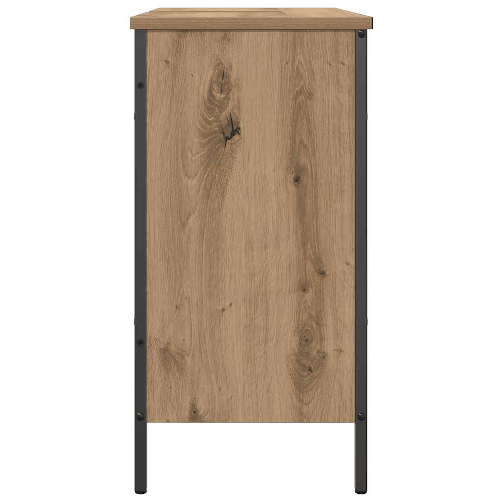 Sink Cabinet Artisan Oak 60x30x60 cm Engineered Wood - Bargainia.com - 