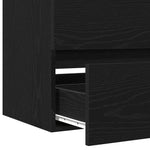 Sink Cabinet Black oak 80 x 39 x 62 cm Engineered wood - Bargainia.com - 