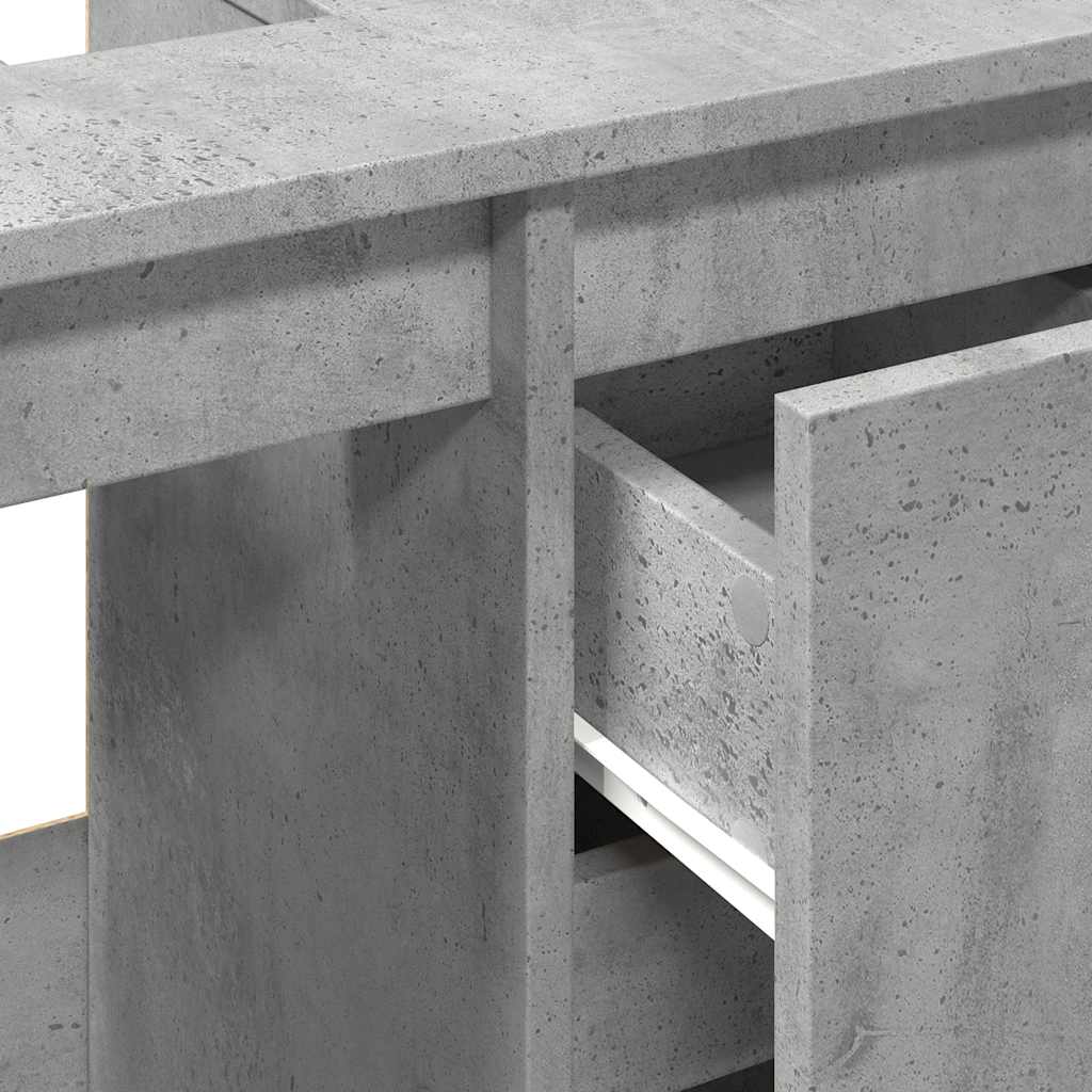 Sink Cabinet Concrete Grey 65x33x60 cm Engineered Wood - Bargainia.com - 