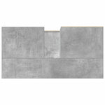 Sink Cabinet Concrete Grey 65x33x60 cm Engineered Wood - Bargainia.com - 