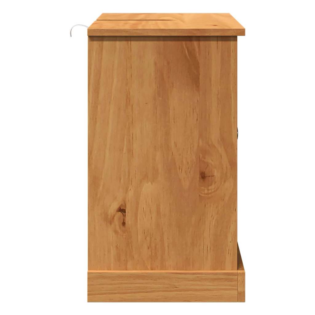 Sink Cabinet VIGO Honey brown 67.5 x 34 x 59 cm Solid pine wood - Bargainia.com - 