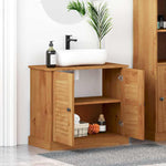 Sink Cabinet VIGO Honey brown 67.5 x 34 x 59 cm Solid pine wood - Bargainia.com - 