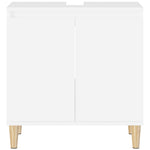 Sink Cabinet White 58x33x60 cm Engineered Wood - Bargainia.com - 