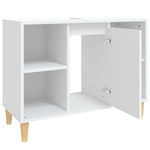 Sink Cabinet White 80x33x60 cm Engineered Wood - Bargainia.com - 