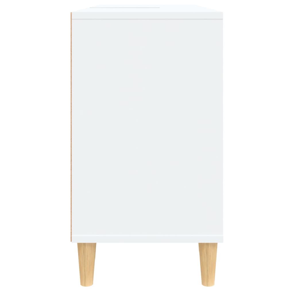 Sink Cabinet White 80x33x60 cm Engineered Wood - Bargainia.com - 