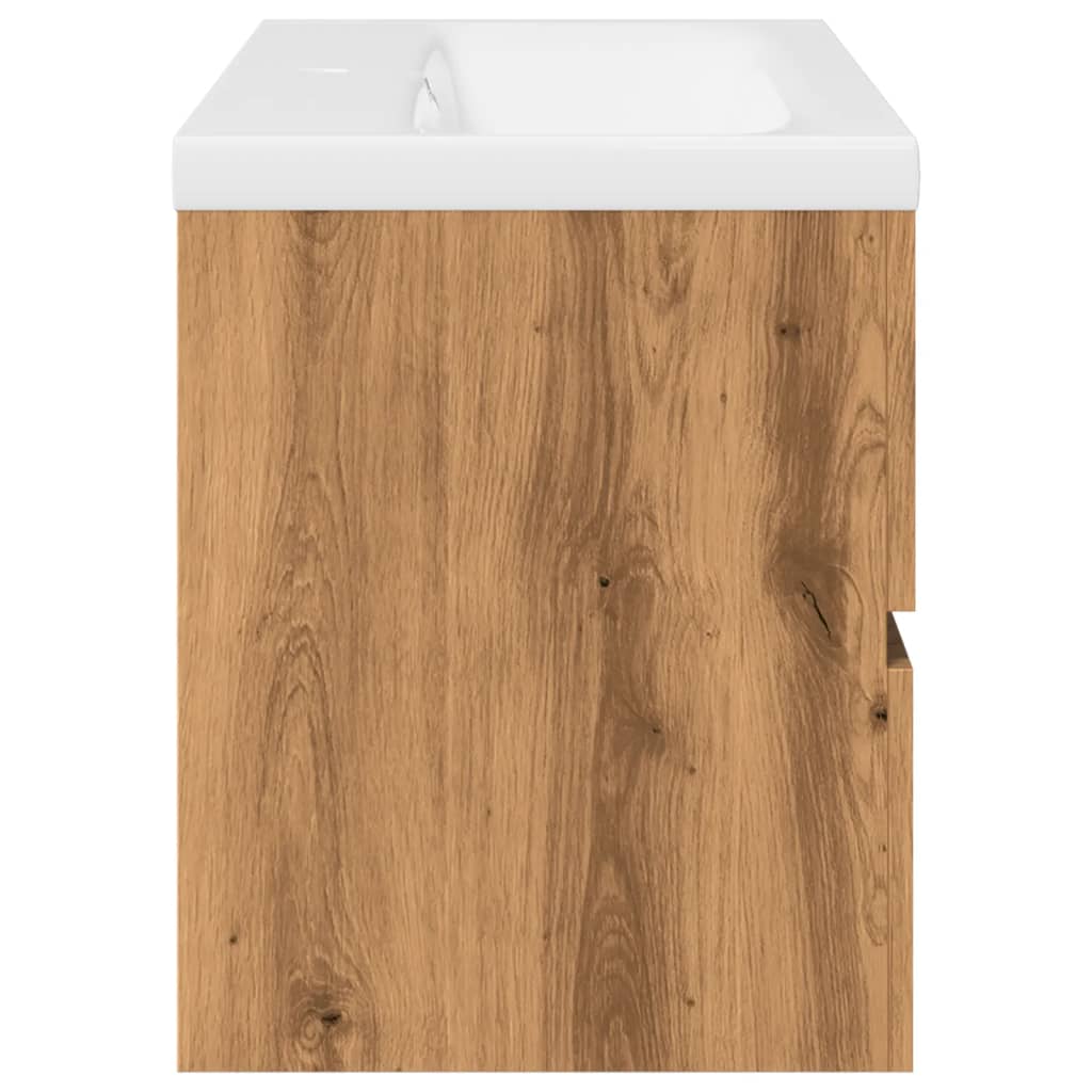 Sink Cabinet with Built - in Basin Artisan Oak - Bargainia.com - 8721158759245 - 3328926