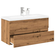 Sink Cabinet with Built - in Basin Artisan Oak - Bargainia.com - 8721158759245 - 3328926