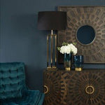 Skye Gold Finish Rectangular Table Lamp - Bargainia.com - 5018705464282