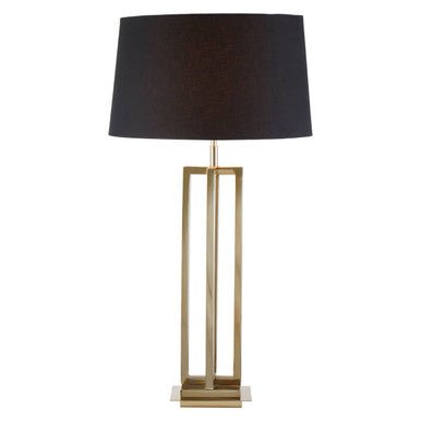 Skye Gold Finish Rectangular Table Lamp - Bargainia.com - 5018705464282