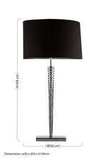 Skye Table Lamp with Screw Shaped Base - Bargainia.com - 5018705464428