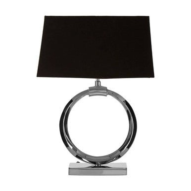 Skye Table Lamp with Single Ring Base - Bargainia.com - 5018705464220