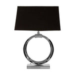 Skye Table Lamp with Single Ring Base - Bargainia.com - 5018705464220