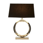 Skye Table Lamp with Single Ring Base - Bargainia.com - 5018705464220