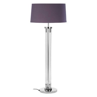 Skye Tall Acrylic And Tubular Base Floor Lamp - Bargainia.com - 5018705464336