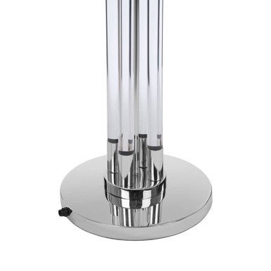 Skye Tall Acrylic And Tubular Base Floor Lamp - Bargainia.com - 5018705464336
