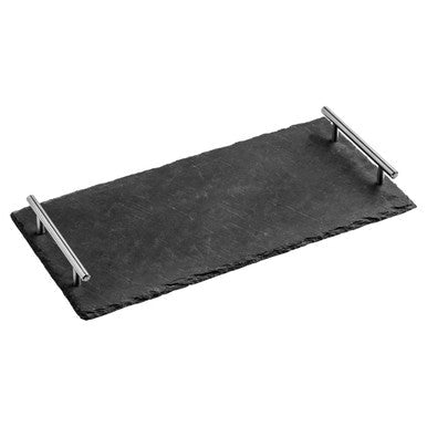 Slate Tray With Stainless Steel Handles - Bargainia.com - 5018705751283
