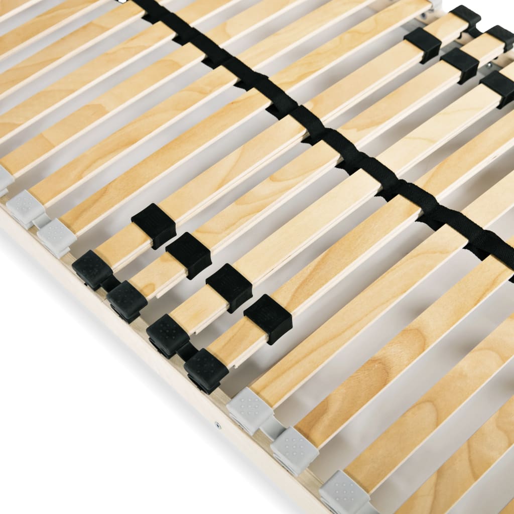 Slatted Bed Base without Mattress with 28 Slats 7 Zones 90x200 cm - Bargainia.com - 8718475606536 - 246445