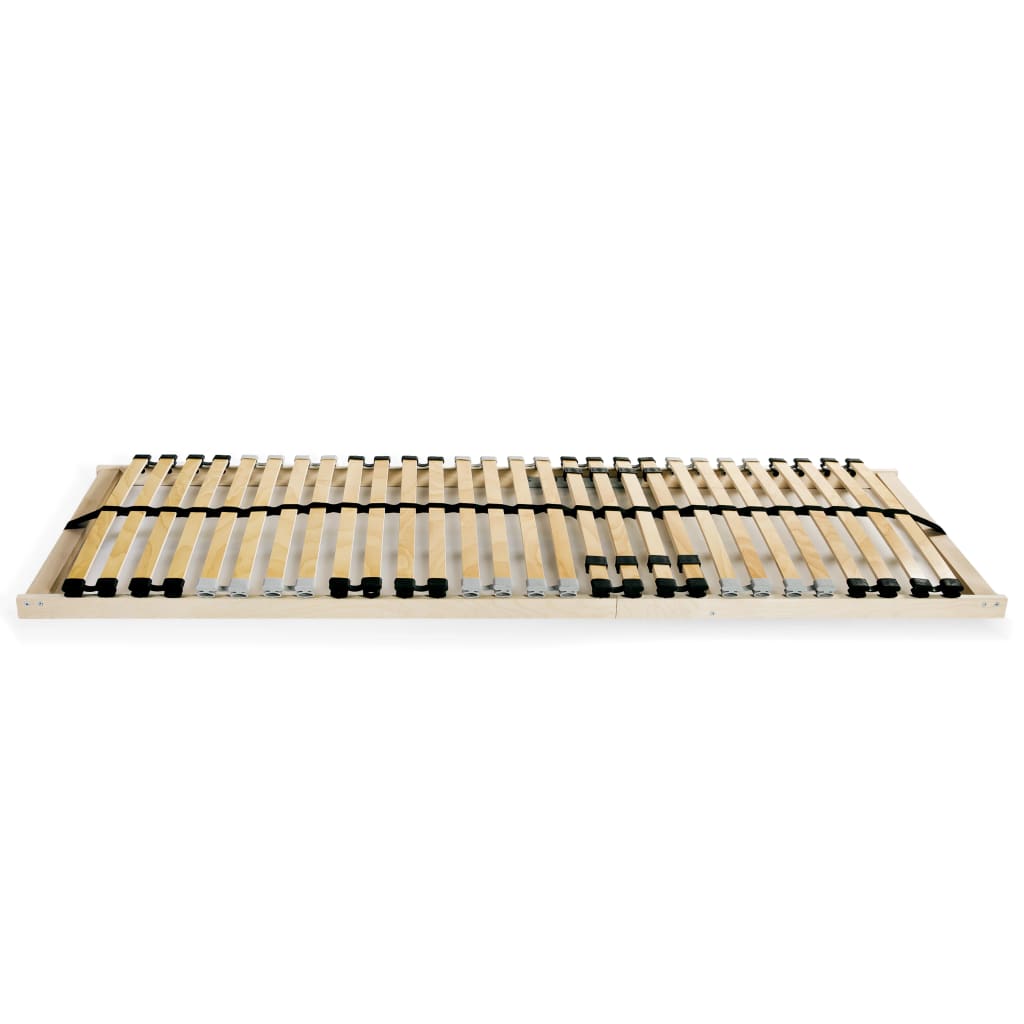 Slatted Bed Base without Mattress with 28 Slats 7 Zones 90x200 cm - Bargainia.com - 8718475606536 - 246445
