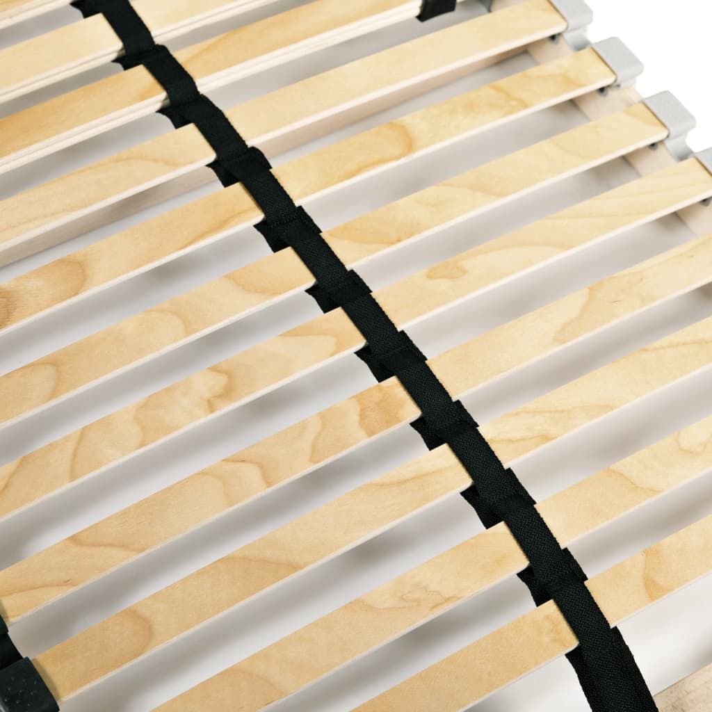 Slatted Bed Base without Mattress with 28 Slats 7 Zones 90x200 cm - Bargainia.com - 8718475606536 - 246445