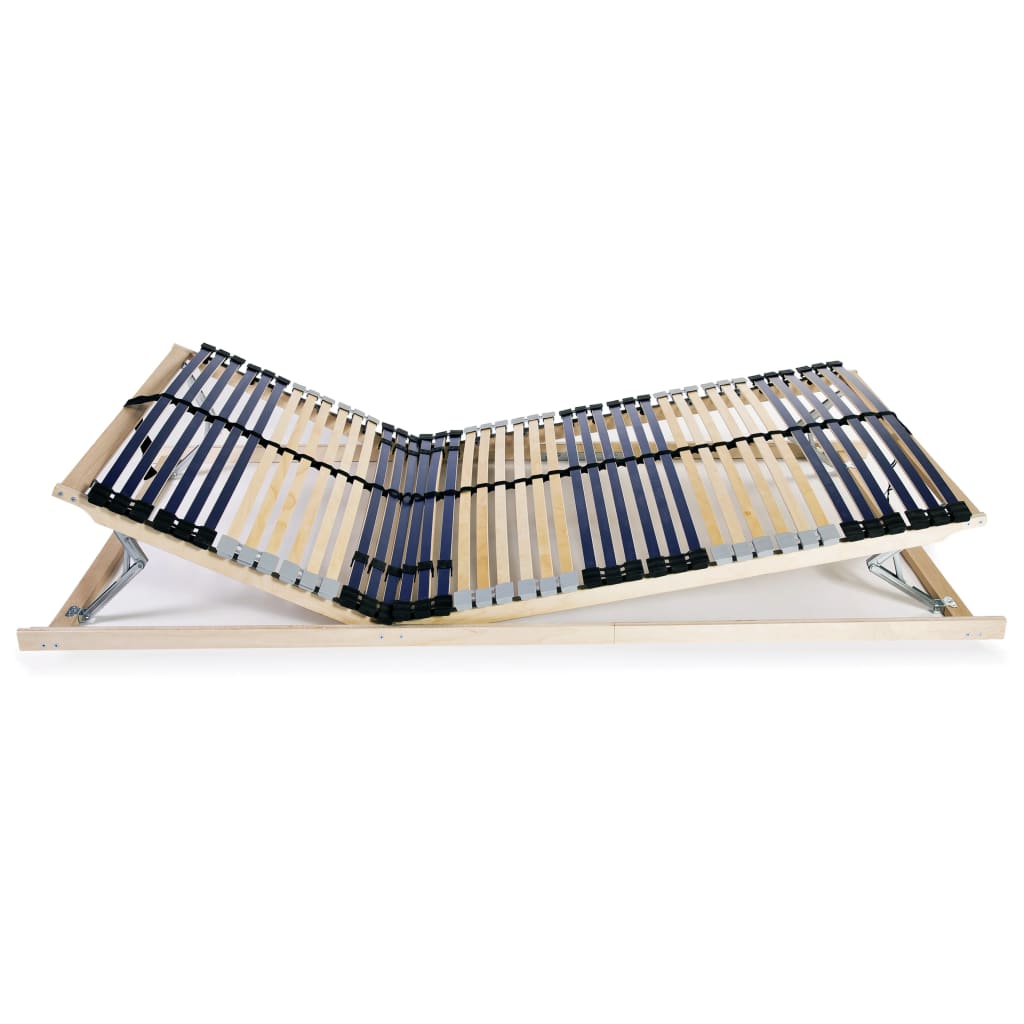 Slatted Bed Base without Mattress with 42 Slats 7 Zones 140x200 cm - Bargainia.com - 8718475606864 - 246478
