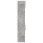 Slim Storage Cabinet Concrete Grey 45x42.5x225 cm Engineered Wood - Bargainia.com - 