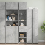 Slim Storage Cabinet Concrete Grey 45x42.5x225 cm Engineered Wood - Bargainia.com - 8721102653865 - 3281297