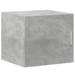 Slim Storage Cabinet Concrete Grey 45x42.5x225 cm Engineered Wood - Bargainia.com - 