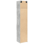 Slim Storage Cabinet Concrete Grey 45x42.5x225 cm Engineered Wood - Bargainia.com - 