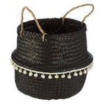 Small Black Seagrass Basket - Bargainia.com - 5018705416304