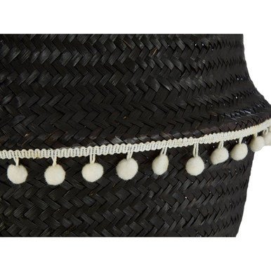Small Black Seagrass Basket - Bargainia.com - 5018705416304
