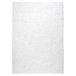 Snow White Plain Shaggy Rug - California - Bargainia.com - 
