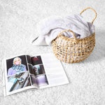 Snow White Plain Shaggy Rug - California - Bargainia.com - 